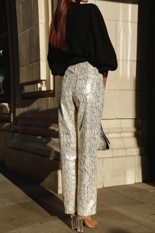 Amy Lynn  Lupe Printed Metallic Pant #1