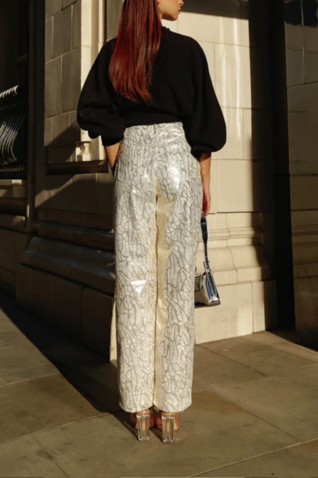 Amy Lynn  Lupe Printed Metallic Pant #3