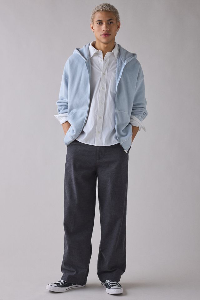 UO Noel Flat Front Linen Pants #3