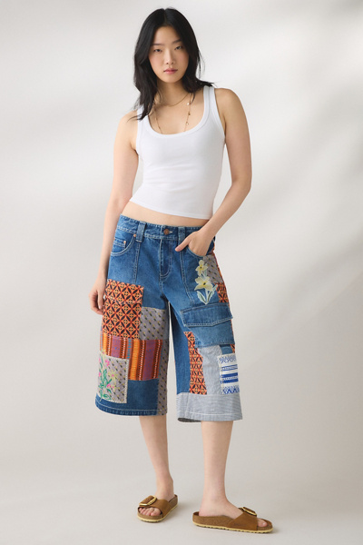 BDG Nomad Patchwork Baggy Jorts