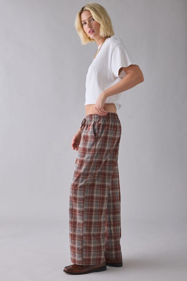 BDG Blake Plaid Pull-On Baggy Pants #3