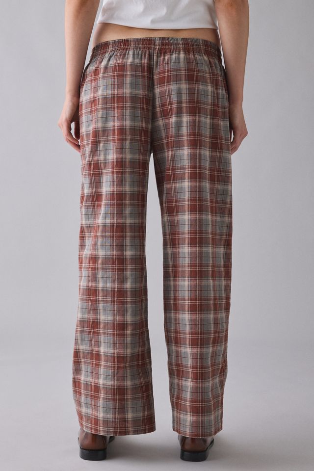 BDG Blake Plaid Pull-On Baggy Pants #4