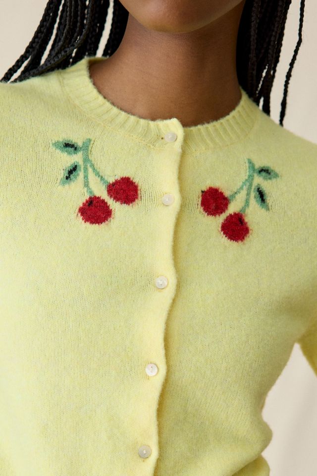 Cardigan à manches courtes Rachel Cherry Land Kimchi Blue #2