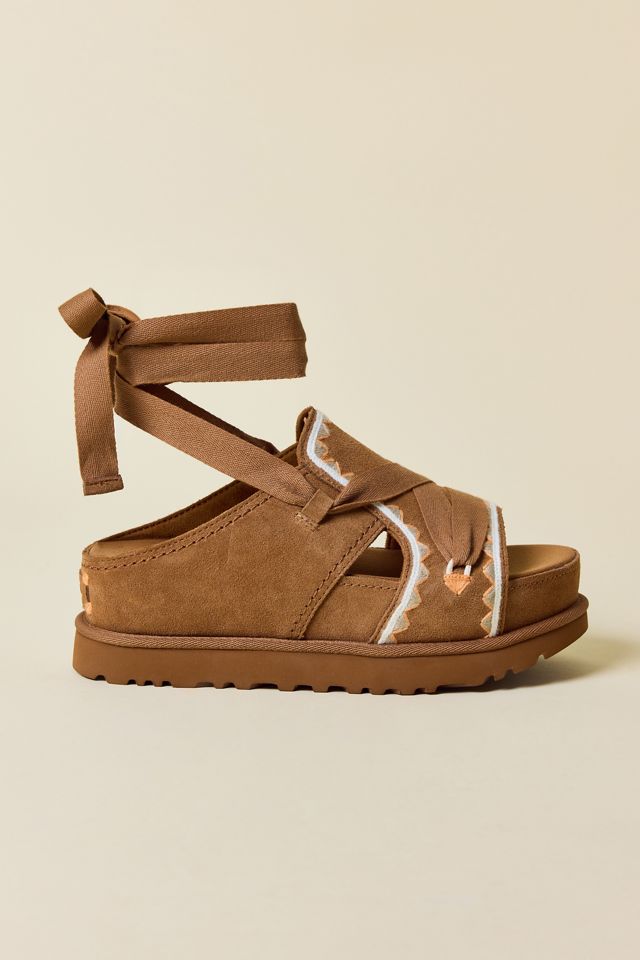 UGG Women's Goldenstar Hi Artistitch Sandals #1