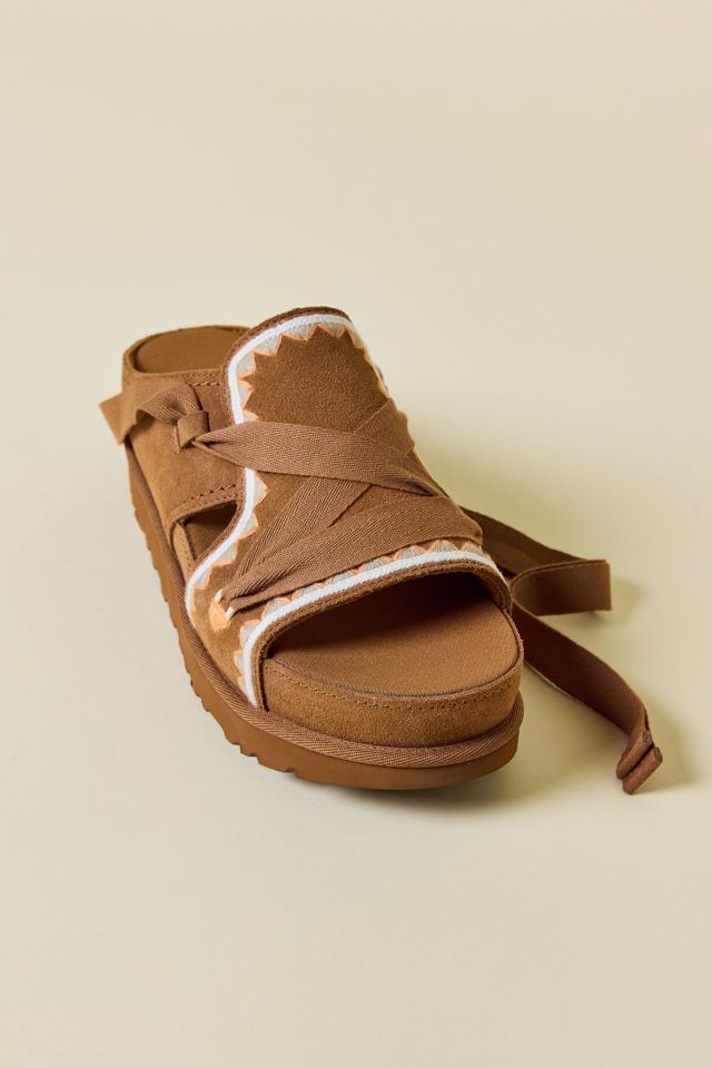 UGG Women's Goldenstar Hi Artistitch Sandals | Urban Outfitters
