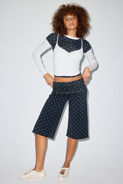 Out From Under Bec Cropped Gaucho Pants