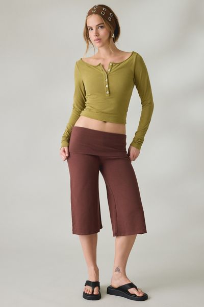 Out From Under Bec Cropped Gaucho Pants
