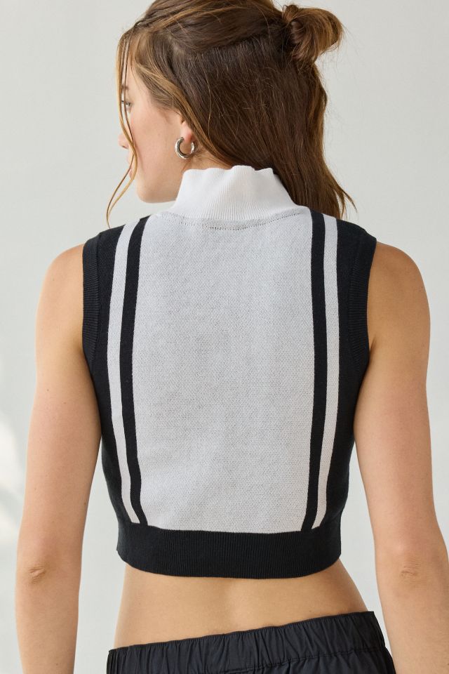 Puma Future Archive Jacquard Knit Half-Zip Tank Top #3