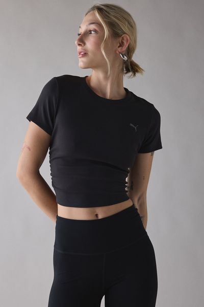 Puma Cloudspun Ribbed Knit Baby Tee