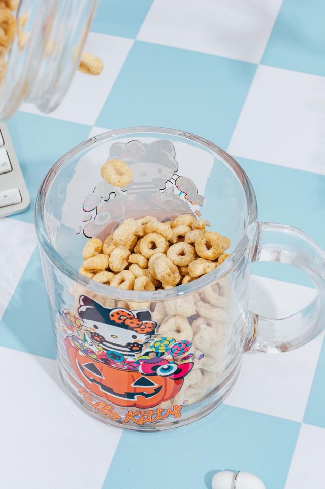 Sanrio Hello Kitty Halloween Glass Mug #2