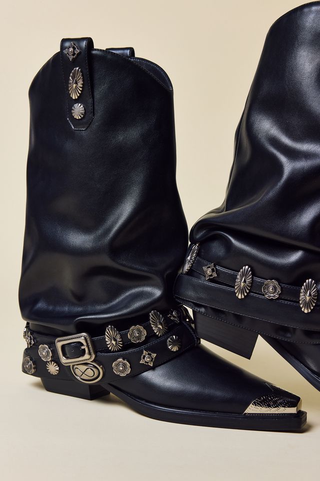 Azalea Wang Ashraf Belted Western Boots #1