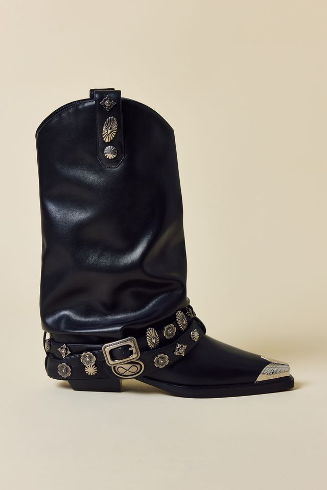 Azalea Wang Ashraf Belted Western Boots #2