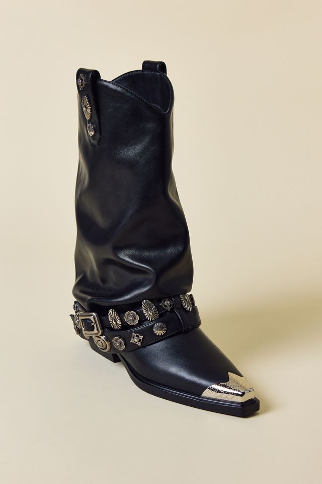 Azalea Wang Ashraf Belted Western Boots #3