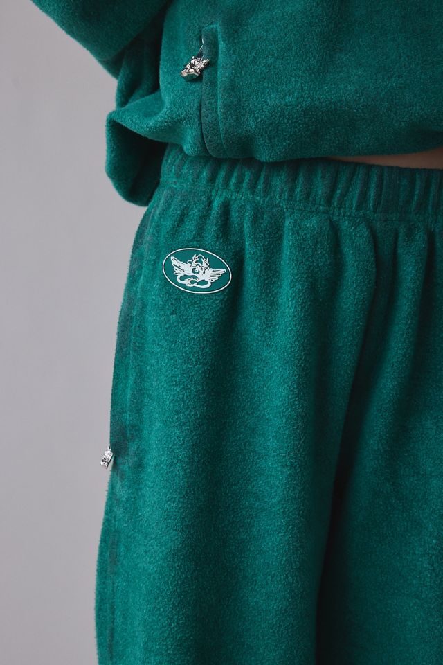 Boys Lie Alex Green Envy Fleece Wide Leg Sweatpant #2