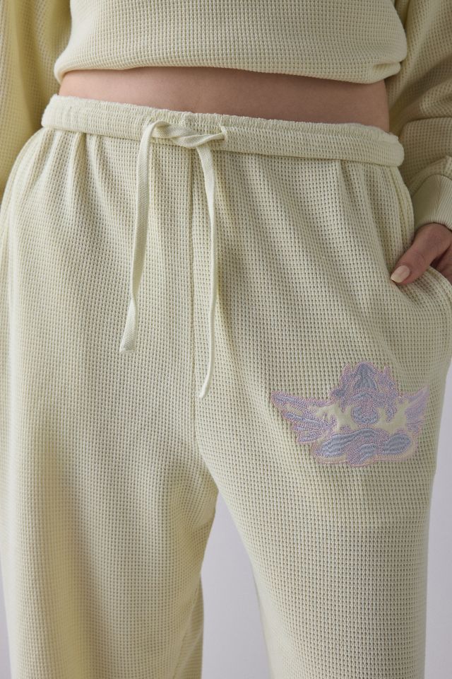 Boys Lie Kimmy Pastel Me Cherub Embroidered Graphic Jogger Sweatpants #3