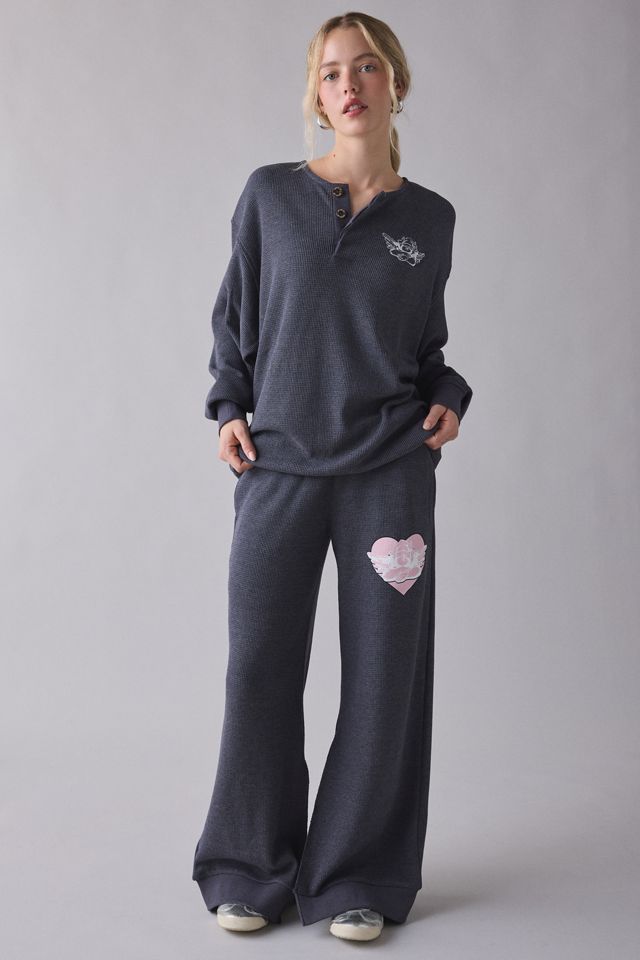 Pull-over en maille gaufrée gris foncé à imprimé graphique Boys Lie Read Receipts #2