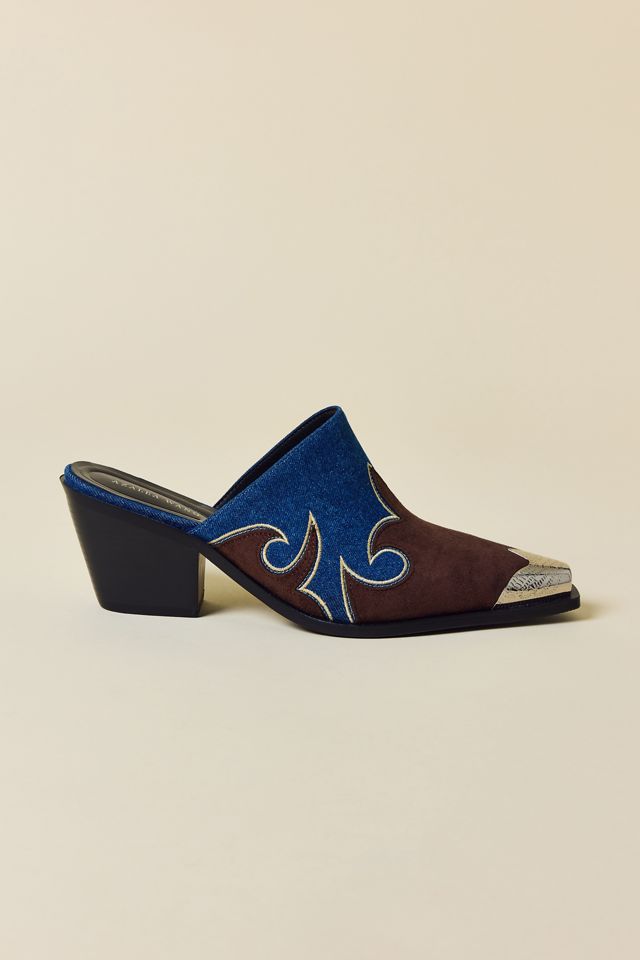 Mules Western à talons Cecily Azalea Wang #1