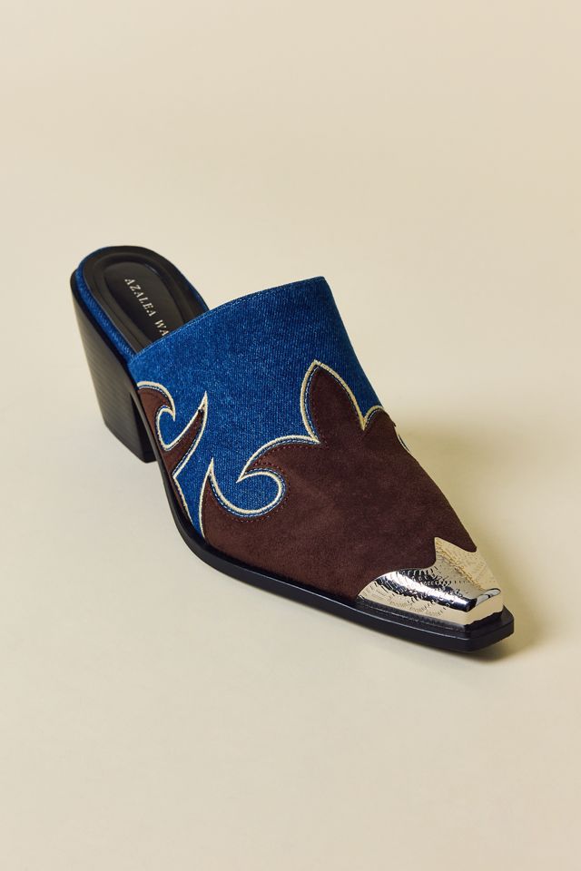 Mules Western à talons Cecily Azalea Wang #2