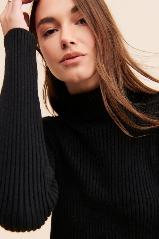 Grey Lab Cropped Knit Sweater #2
