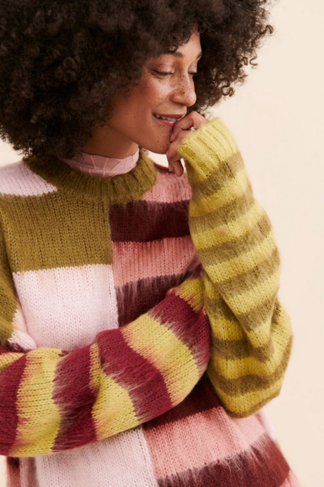 The Ragged Priest Wander Oversized Stripe Knit Sweater #2