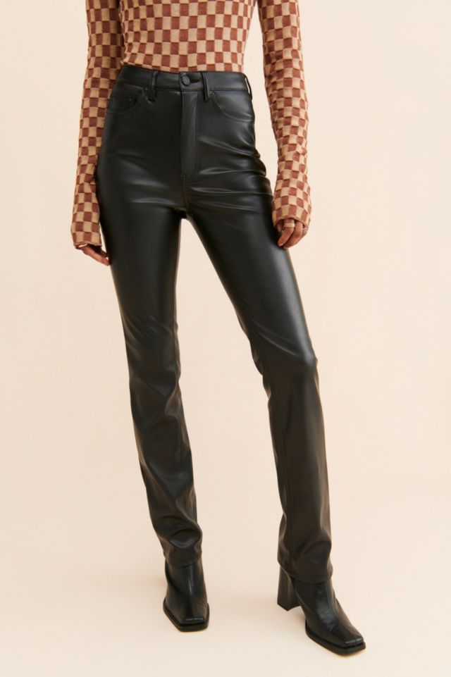 AFRM Heston High-Rise Vegan Leather Pants #2