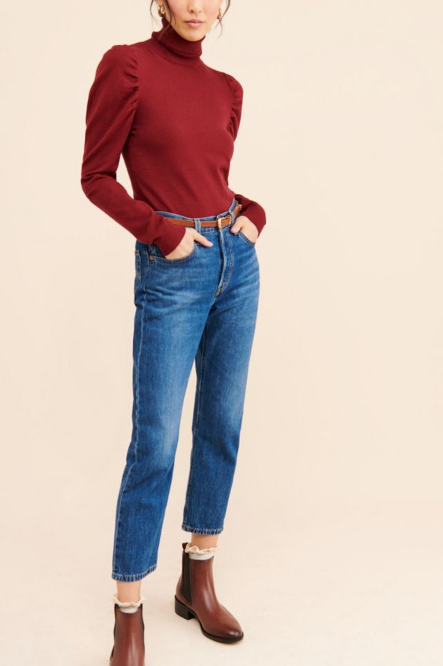 Glamorous Puff Sleeve Turtleneck #1