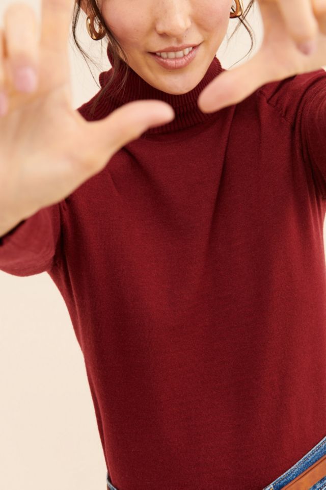 Glamorous Puff Sleeve Turtleneck #3