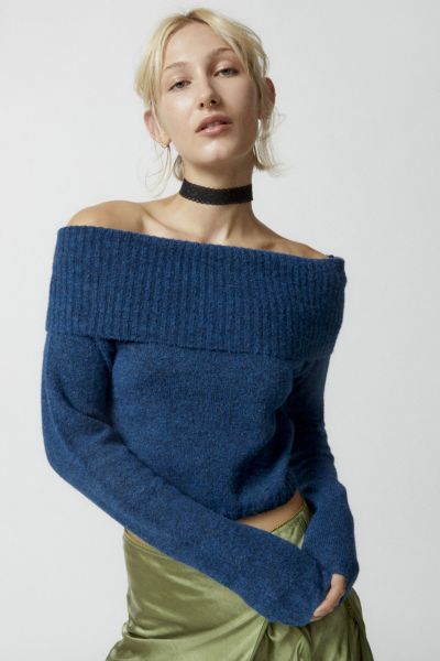 Silence + Noise Claudia Off-The-Shoulder Sweater