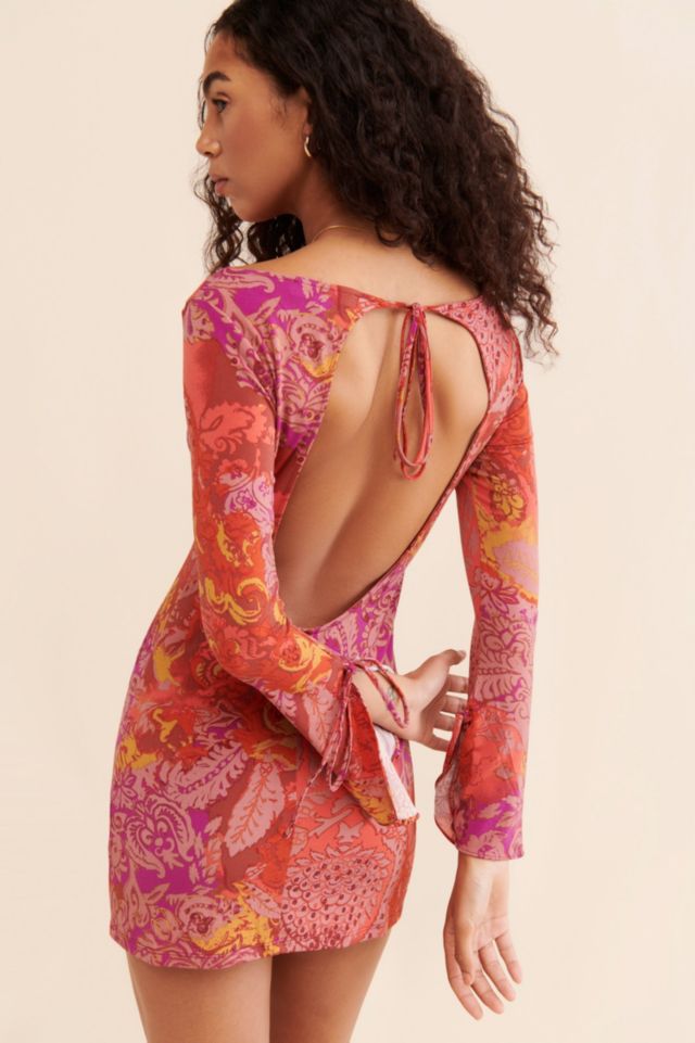 Silence + Noise Sandra Long Sleeve Mini Dress #1