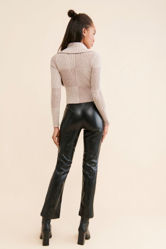 Silence + Noise Sydney Vegan Leather Moto Pants #1