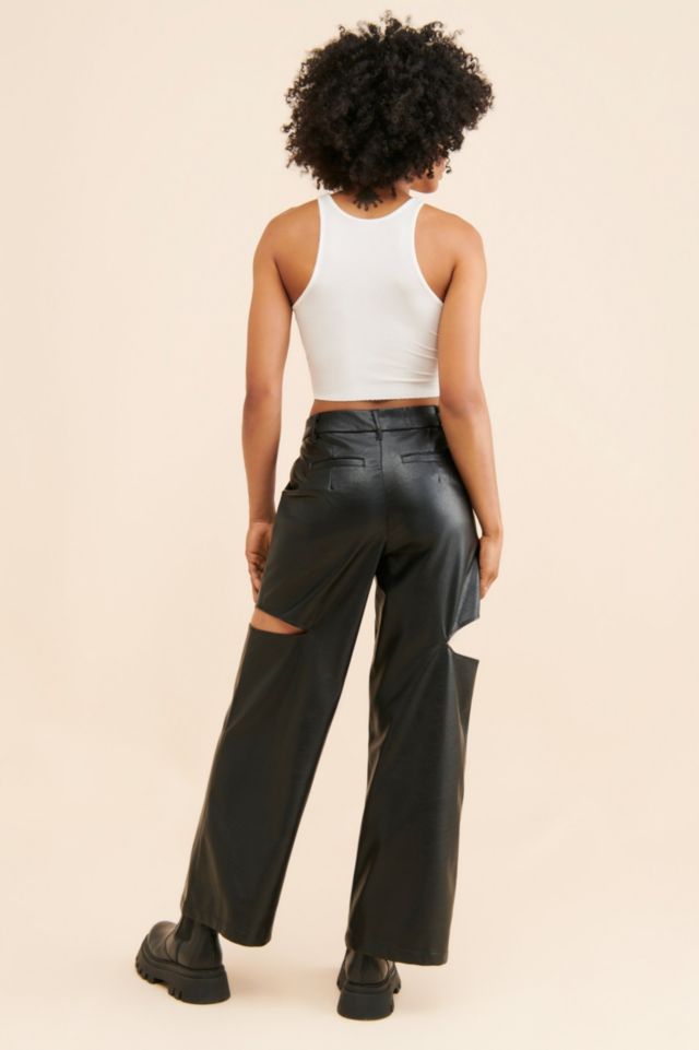 AFRM Kimmie Vegan Leather Pants #1