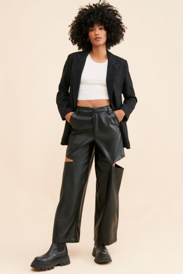 AFRM Kimmie Vegan Leather Pants #3