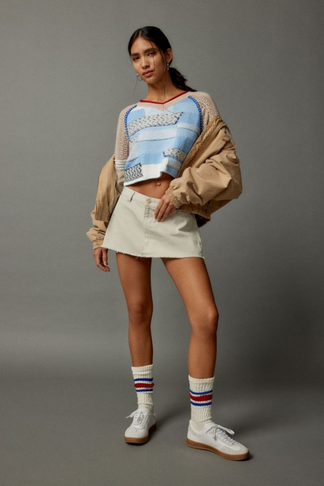 BDG Johnny Patchwork Pullover Sweater #3