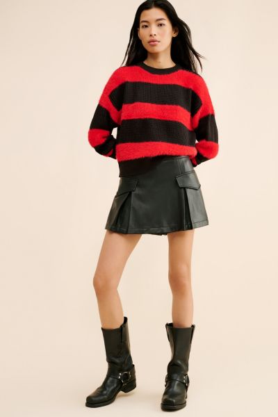 Noisy May Stripe Pullover Sweater