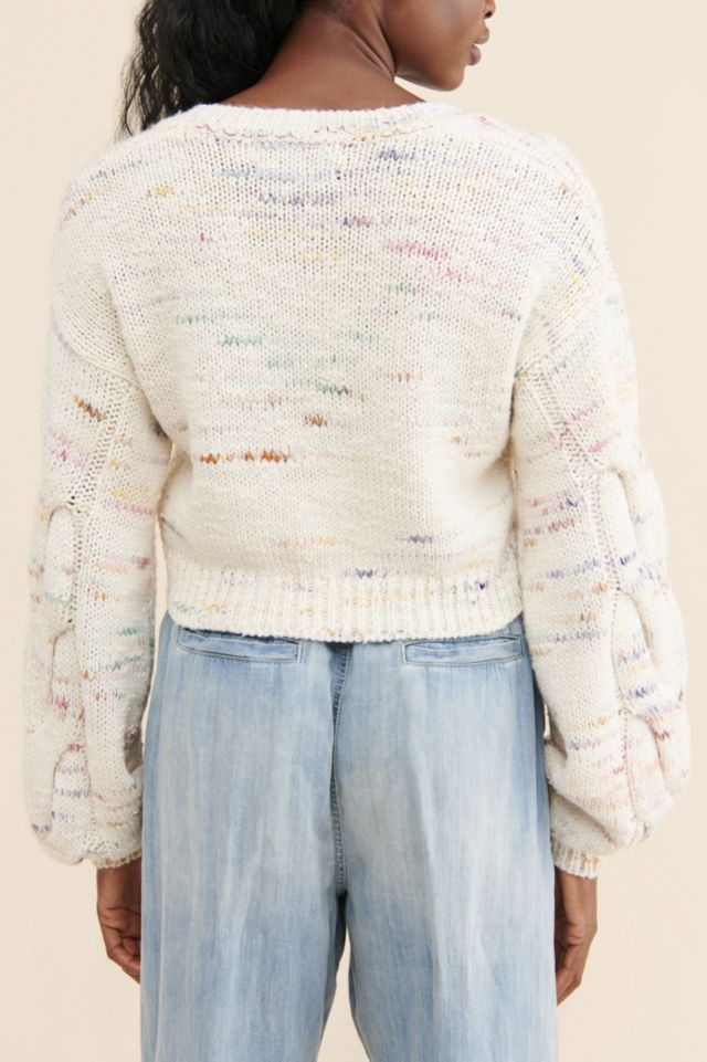 Jumbo Cable Knit Cardigan #1