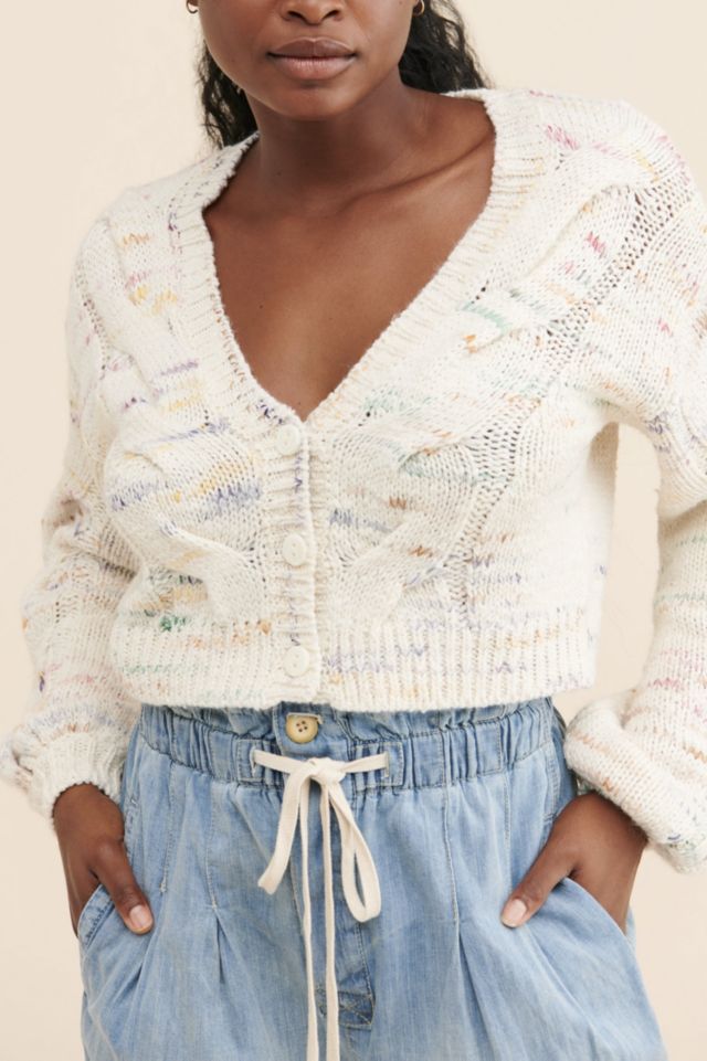 Jumbo Cable Knit Cardigan #2