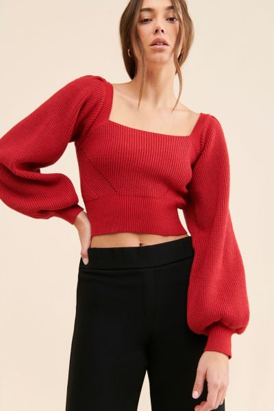 MinkPink Vayu Tie Back Sweater