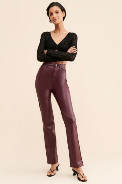 AFRM Heston Vegan Leather Pants