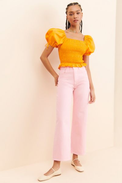 JUST BLACK DENIM Retro Wide Leg Jeans