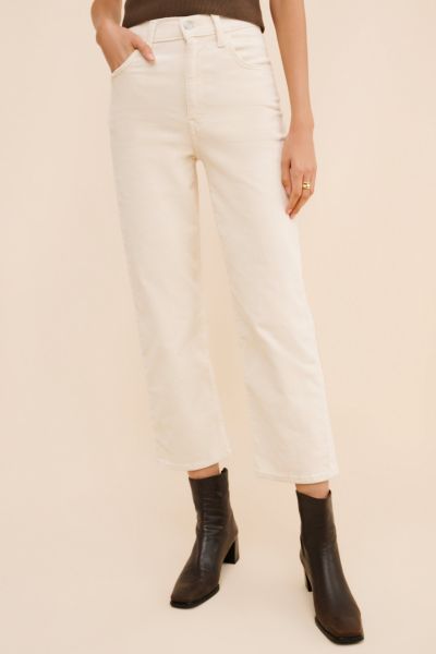 Levi's Corduroy Ribcage Straight Leg Ankle Jeans