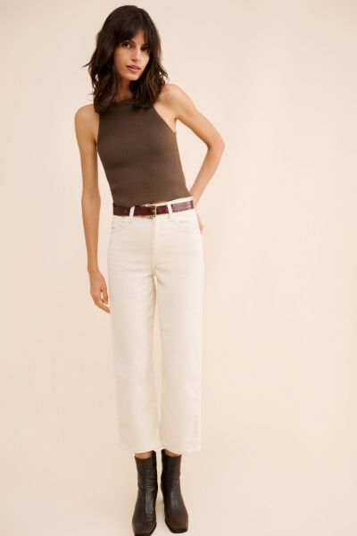 Levi's Corduroy Ribcage Straight Leg Ankle Jeans