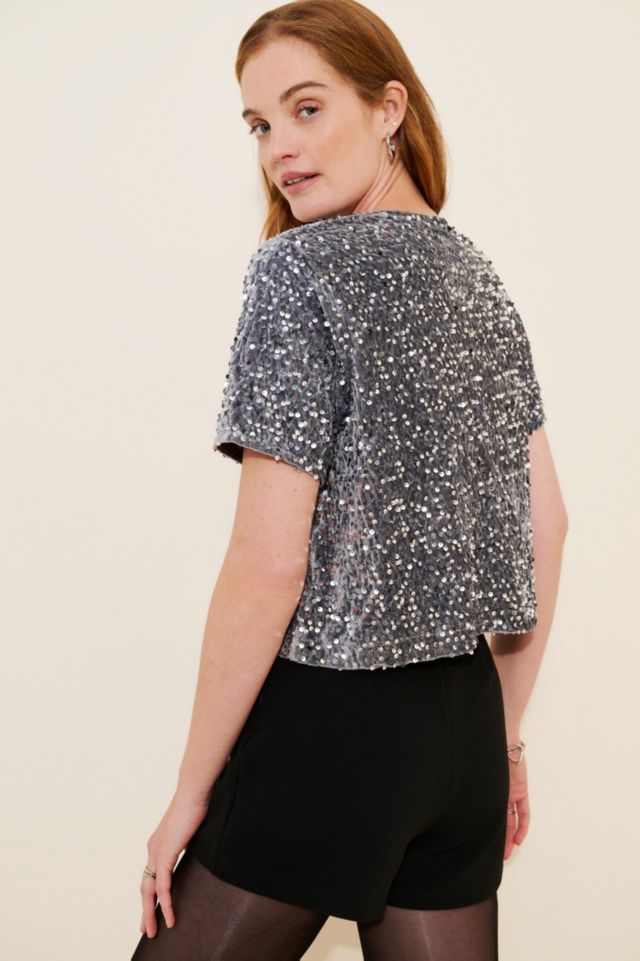 Steve Madden Cressa Sequin Top #1