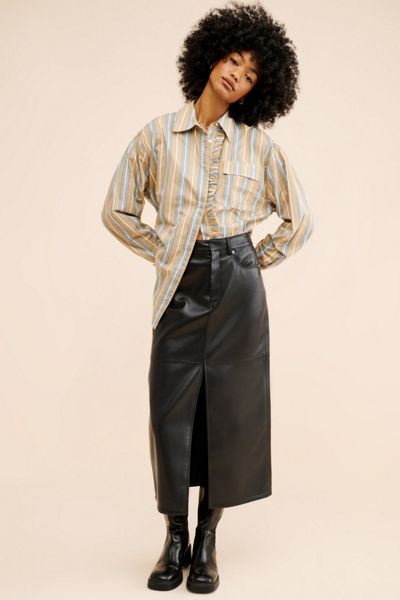 [BLANKNYC] Done Deal Vegan Leather Skirt