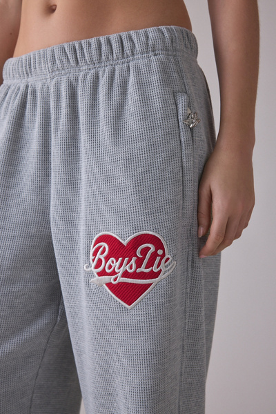 Boys Lie Alex Signature Embroidered Graphic Thermal Baggy Pant