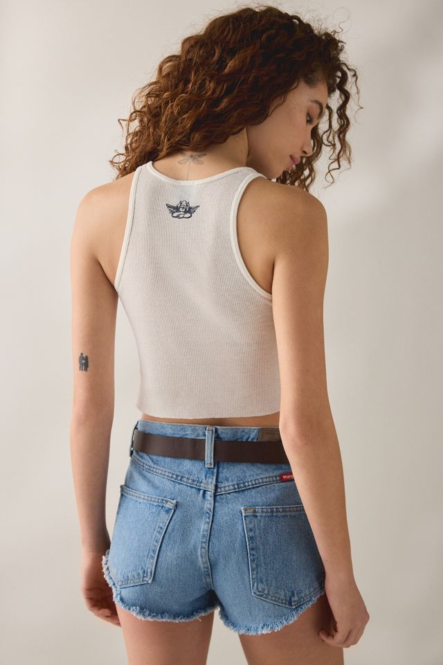 Boys Lie Men Don't Badge Graphic Begee Rib Tank Top #2