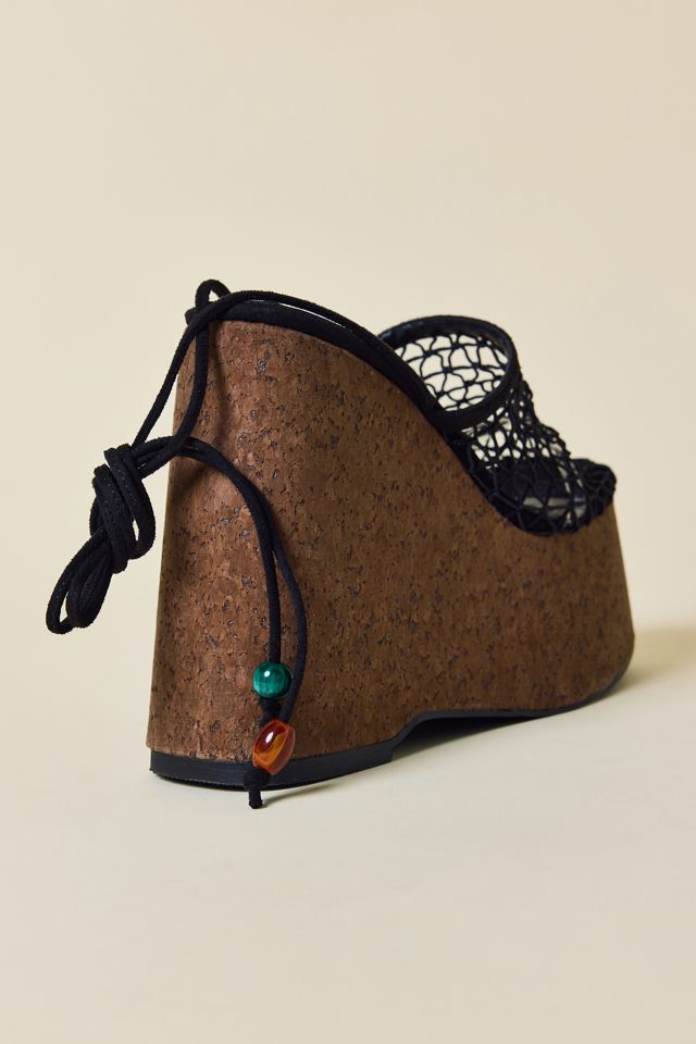 Sandale compensée à lanière enroulée Venne Azalea Wang #3