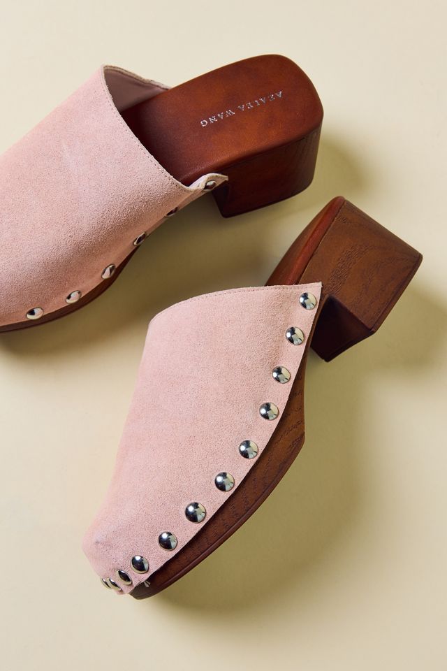 Azalea Wang Walinda Studded Clogs #1