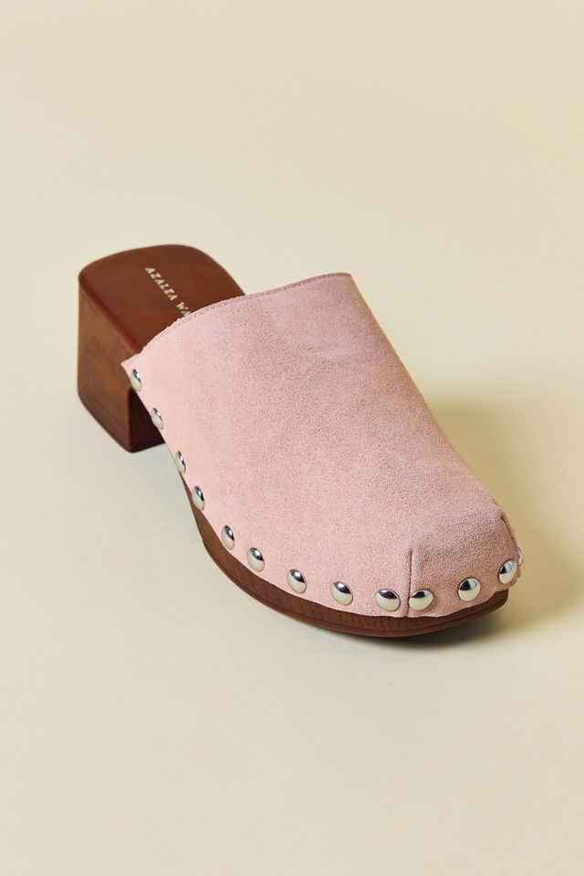 Azalea Wang Walinda Studded Clogs #3