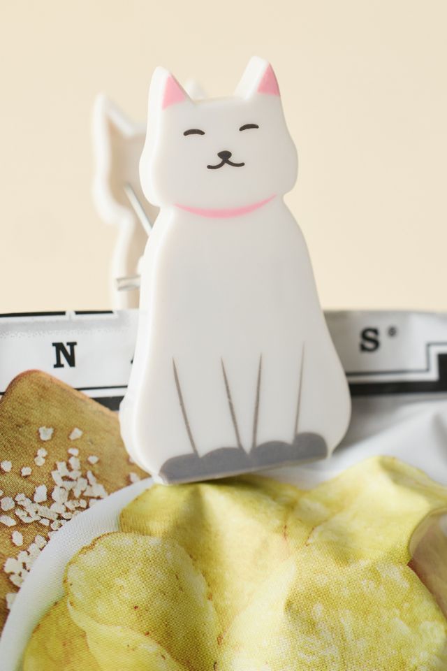 Kitty Shaped Bag Clip Set #1