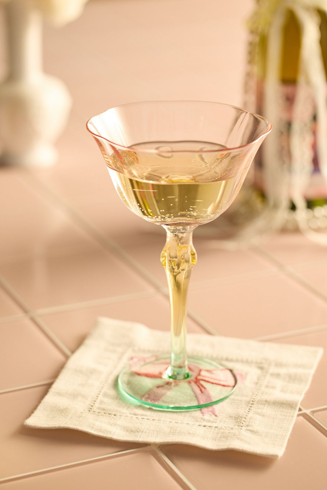 Tri-Color Hand-Blown Wine Glass - Assorted, ONE SIZE